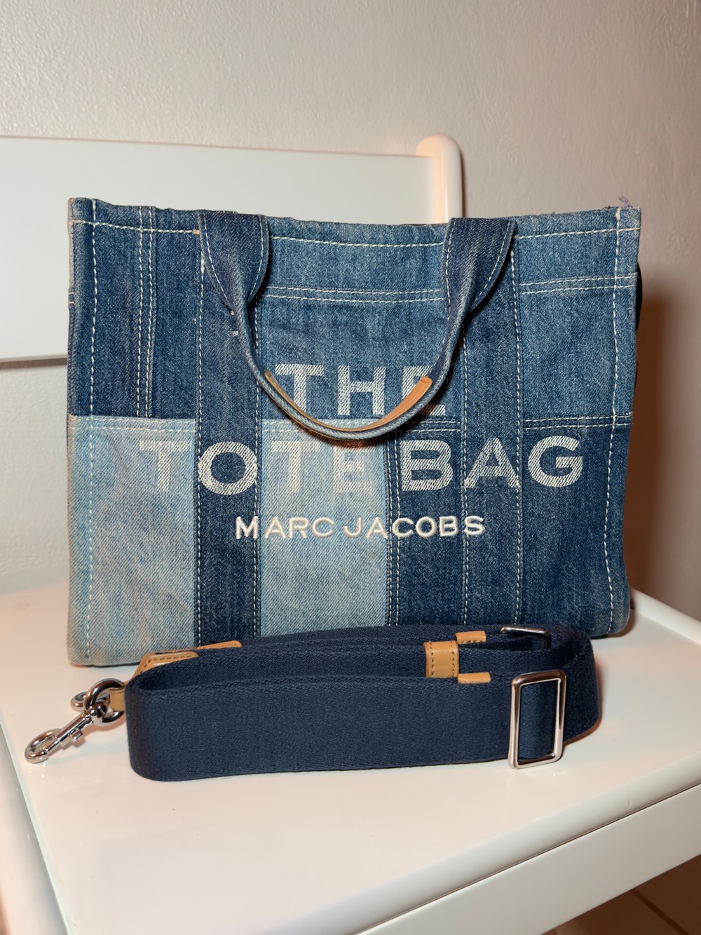 Marc Jacobs Denim Tote Bag in Medium